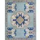 Zara Blue Turkish Handmade Wool Rug